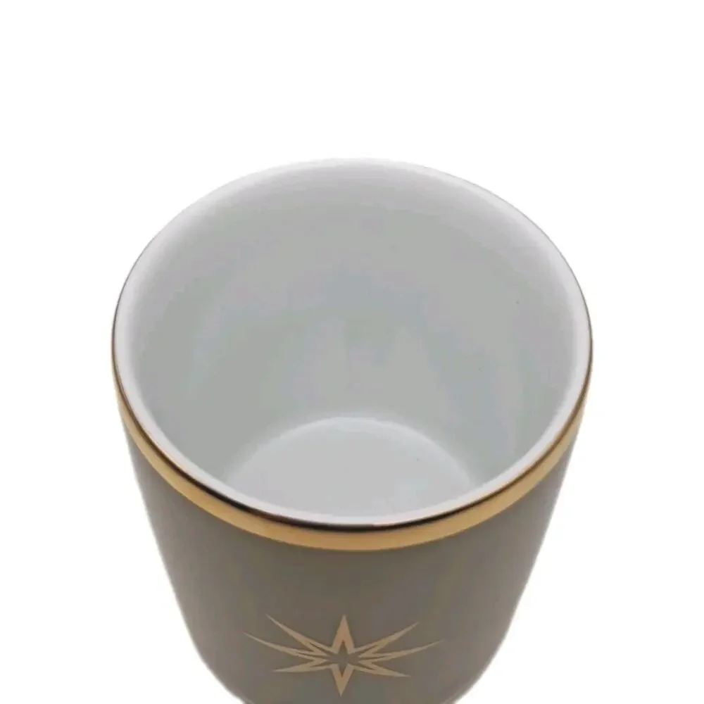 BVLGARI Dubai Resort Ceramic Toothbrush Holder Tumbler Cup Luxury Bathroom Decor